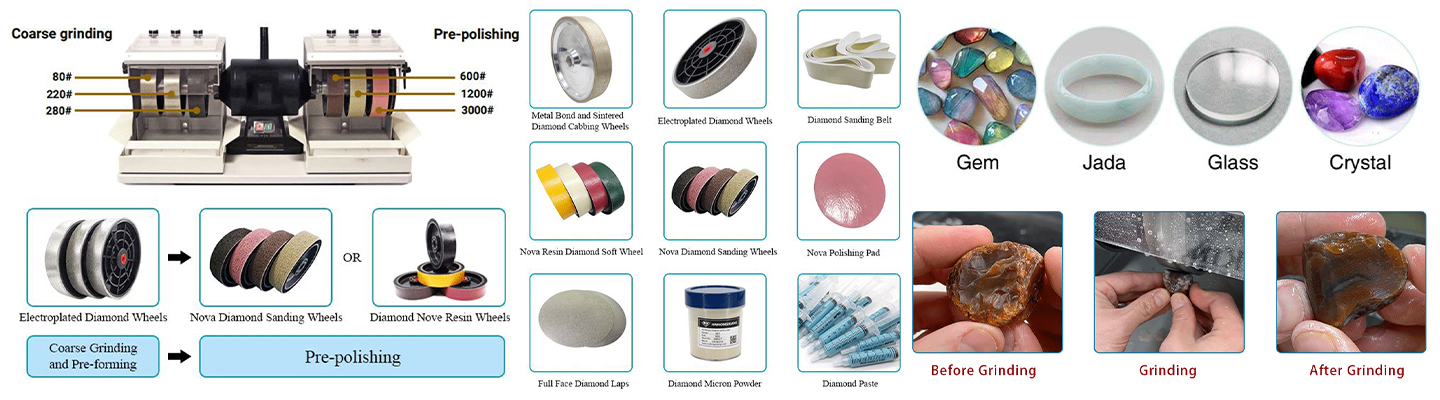 Gemstone Diamond Grinding Wheel 2